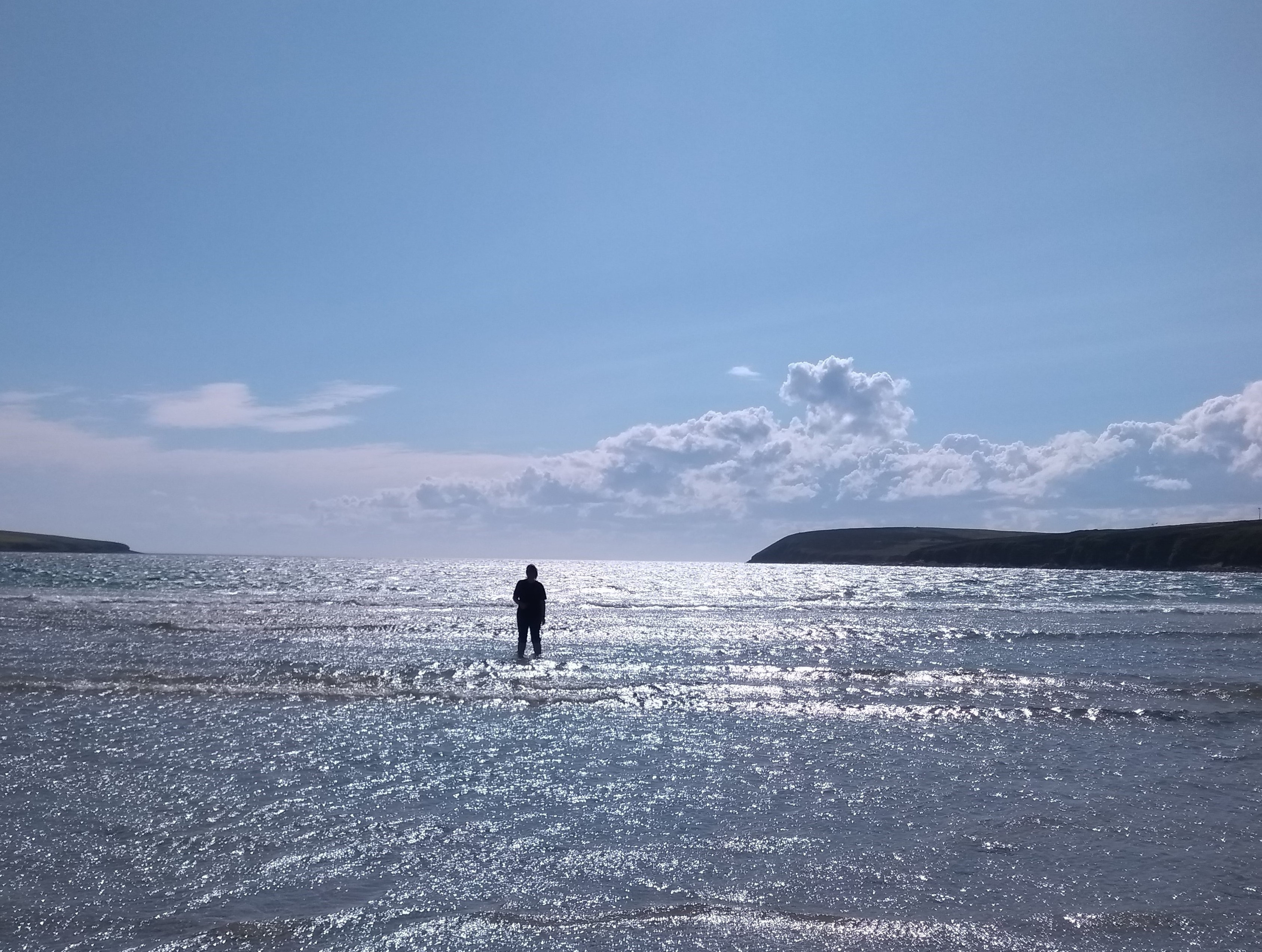 Kathie on beach